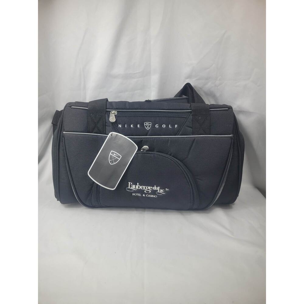 Nike Golf Duffel Bag Black TG0003 Adult Unisex Travel Gym Carry Strap NWT